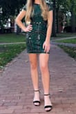 This dress fit perfectly, looked good in pictures, and had super fast shipping! Customer service made sure I had it in time and ended up being one of my favorite dresses! - Summer W.