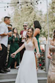 I love this dress! I bought it as a second dress for my wedding to feel comfortable and it was the best idea ever. The dress is so beautiful and so comfy! Everyone keeps asking me where did I get it. LOVE IT! - Paloma D.