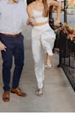 The perfect wedding shoes!! I wore them all night and they felt great! I rarely wear heels so these were absolutely perfect. Added some fun embellishments for my wedding but would've been content with them plain too. - Emme M.