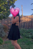 Love this dress! I wore it to homecoming and got so many compliments :)
The fit was perfect and I loved the length! I didn't need to wear a bra and the fabric was thick enough which was great. The open back was also really cool - very small issue but the "sleeves" did slip off a few times since it's tied to the rest of the bands in the back. 10/10 would recommend :D - Johannah S.