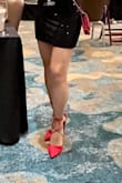 Its a beautiful pair of red shoes! I had a lot of compliments during the night. However, my feel started to hurt after a lot of walking around - Trisha V.
