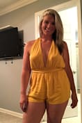Milos Navy Blue Convertible Halter Romper