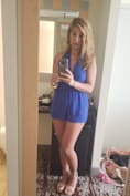 Milos Navy Blue Convertible Halter Romper