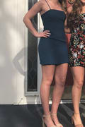 toast to life grey mini dress