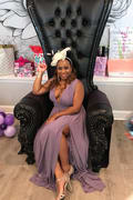 Heavenly Hues Dusty Purple Maxi Dress