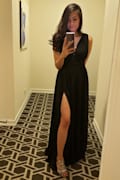 Red Gown - Maxi Dress - Sleeveless Maxi Dress