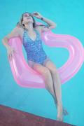 heart floatie pool