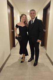 How Much I Care Black Off-the-Shoulder Midi Dress