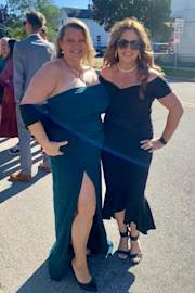 How Much I Care Black Off-the-Shoulder Midi Dress