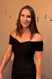 How Much I Care Black Off-the-Shoulder Midi Dress