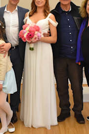 ocean of elegance ivory maxi dress