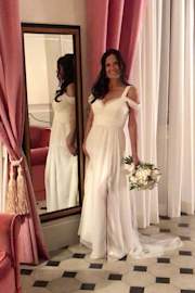 ocean of elegance ivory maxi dress