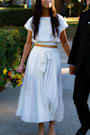 Brings You Back Ivory Two-Piece Midi Dress
