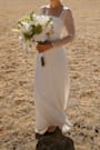 Lovingly Yours White Mesh Long Sleeve Maxi Dress