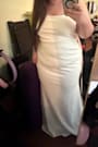 Loving Fate White Bow Square Neck Backless Maxi Dress