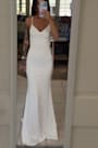 Feeling of Forever White Sleeveless Mermaid Maxi Dress
