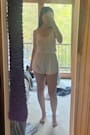 Be My Love White Satin Lace Lounge Romper