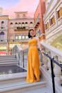 Out Tonight Mustard Yellow Two-Piece Jumpsuit