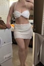 Chevonne White High-Waisted Bikini Bottoms