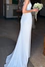 Feeling of Forever White Sleeveless Mermaid Maxi Dress