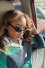 Finn Black Round Sunglasses