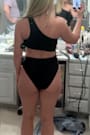 Sun Bound Black Cutout One-Shoulder One-Piece Swimsuit