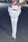 Flaunt It Like That White One-Shoulder Two-Piece Jumpsuit