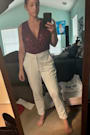 Evening of Wonder Burgundy Sequin Cowl Back Bodysuit