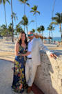 Still the One Blue Floral Print Satin Maxi Dress