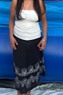 Effortless Mentality White Pleated Strapless Top