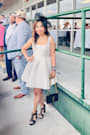Bubbly Love White Taffeta Corset Mini Dress