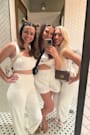 Only Tonight Ivory Two-Piece Wide-Leg Jumpsuit