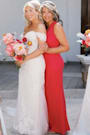 Stunning Mystery Fuchsia Mesh Cowl Back Mermaid Maxi Dress