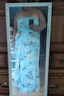 Excellent Sensation Blue Floral Strapless Ruffled Maxi Dress