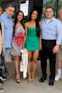 Opaline Green Strapless Skort Romper
