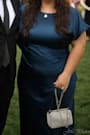 Captivating Presence Dark Teal Satin Cowl Back Maxi Dress
