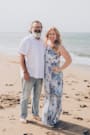 Romantic Marvel Light Blue Floral Print Halter Neck Maxi Dress