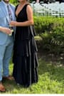 Amazing Evening Black Tiered Maxi Dress