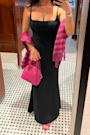 Imre Black Sleeveless Mermaid Maxi Dress