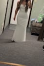 Finding the One White Mermaid Maxi Dress