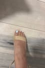 Harper Natural Suede Ankle Strap Heels