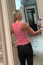 Essential Update Hot Pink Ribbed Tank Top