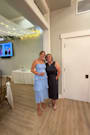Seriously Sensational Light Blue Strapless Tiered Midi Dress