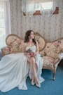 Lifetime of Love White Satin Strapless A-Line Gown