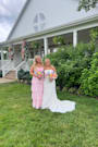 Seriously Sensational Light Pink Strapless Tiered Maxi Dress
