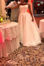 Cascading Romance White Tulle Veil Scarf