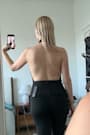 Stacey Black Backless Halter Neck Top