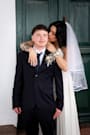 Tiffany White Tulle Satin Trim Veil
