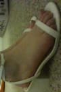 Julie White Ankle Strap Heels