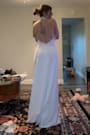 Alaura White Backless Halter Maxi Dress